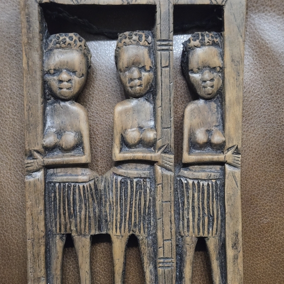 African Antique Handcrafted Wooden Tribal Art